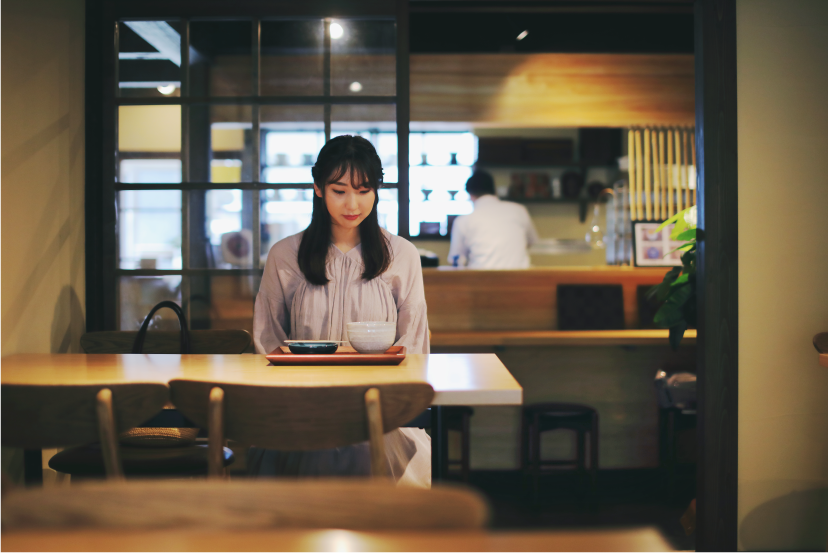 賞味期限二十分、<br />
本格わらび餅にうなる。